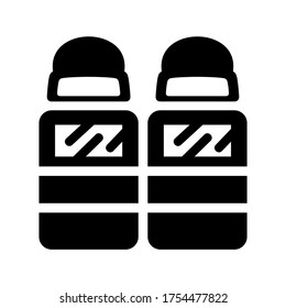 riot police icon or logo isolated sign symbol vector illustration - high quality black style vector icons

