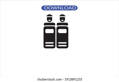 riot police icon or logo isolated sign symbol vector illustration - high quality black style vector icons.