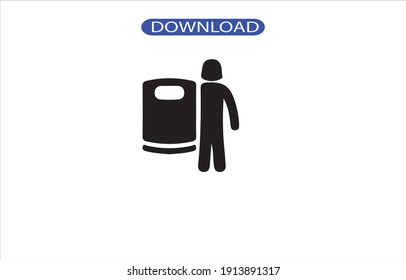 riot police icon or logo isolated sign symbol vector illustration - high quality black style vector icons.