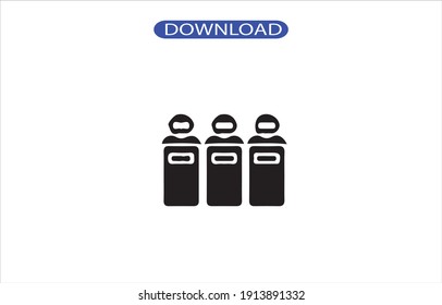 riot police icon or logo isolated sign symbol vector illustration - high quality black style vector icons.