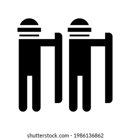 riot police icon or logo isolated sign symbol vector illustration - high quality black style vector icons
