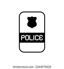 Riot Shield icon in vector. Logotype