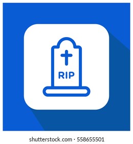 RIP grave vector icon