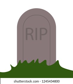 RIP grave vector icon, death symbol. Modern, simple flat vector illustration for web site or mobile app