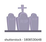 rip graves design, death tomb cementary and scary theme Vector illustration