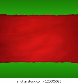 Rip Green Paper Retro Red Background: vetor stock (livre de direitos ...