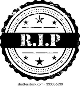 R.I.P. / Grunge Badge