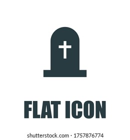 RIP Icon. Flat illustration isolated vector sign symbol