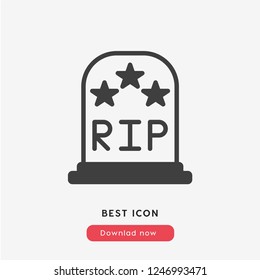 rip icon vector