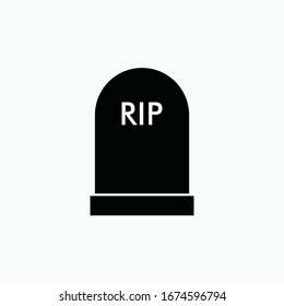 rip icon vector sign symbol isolated