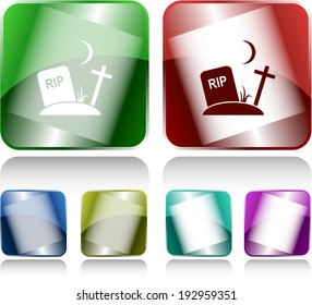 Rip. Internet buttons. Vector illustration.