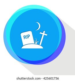 rip. Internet template. Vector icon.