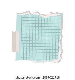 rip page design with tape