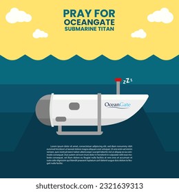 RIP submarine titanic vector by damy creative