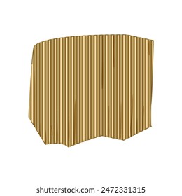 caricatura de cartón rasgado. textura de borde, página de marco, tarjeta de borde rasgar cartón rasgado signo. símbolo aislado Ilustración vectorial