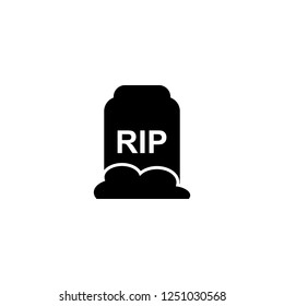 rip vector icon. rip sign on white background. rip icon for web and app