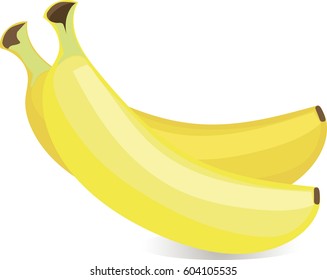 Ripe banana. Vector illustration