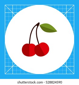 Ripe cherry icon