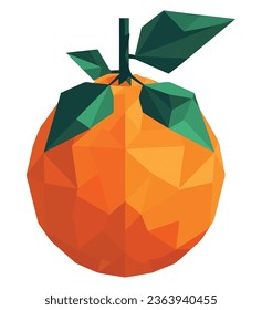 diseño de color naranja cítrico puro sobre blanco