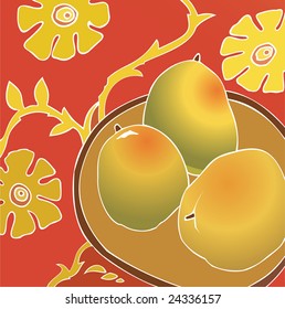 Ripe fruits.
