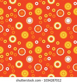 Ripe fruits creative pattern. Digital design for print, fabric, fashion or presentation.