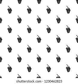 Ripe grape pattern seamless vector repeat geometric for any web design