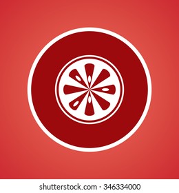 Ripe lemon icon