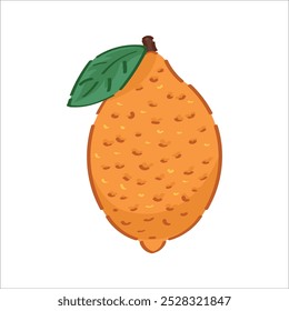 Fundo branco de limão maduro