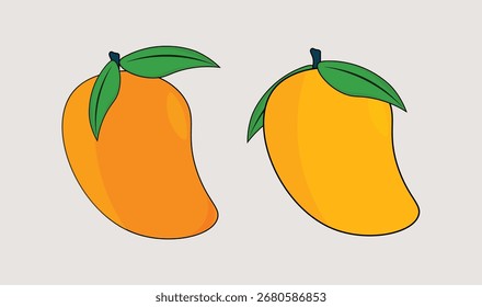 Diseño de Vector de mangos maduros para su uso.