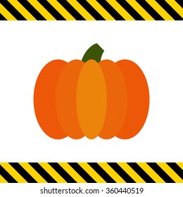 Ripe pumpkin icon