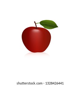 ripe red Apple