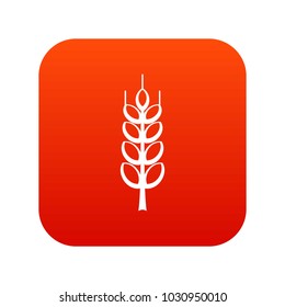 Ripe spike icon digital red for any design isolated on white vector illustration