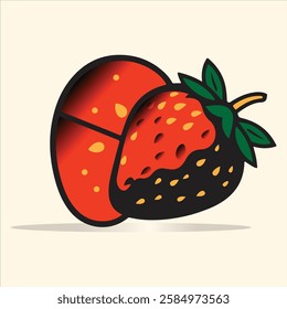 Ripe strawberry is here for you 