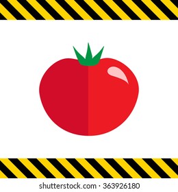 Ripe tomato icon