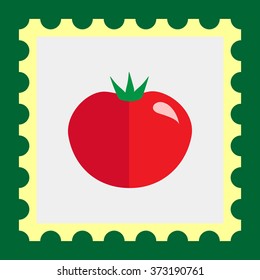 Ripe tomato icon
