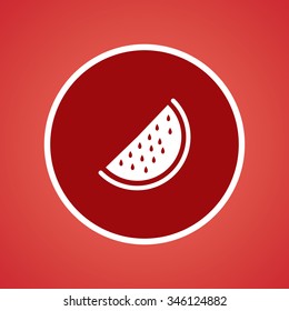 Ripe Watermelon Icon