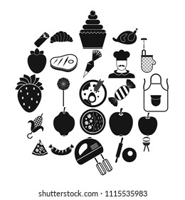 Ripeness icons set. Simple set of 25 ripeness vector icons for web isolated on white background