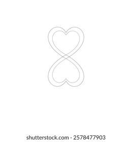 Riple Heart Connection line art