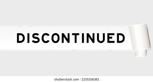 Fondo de papel gris despedazado que ha interrumpido la palabra en parte desgarrada