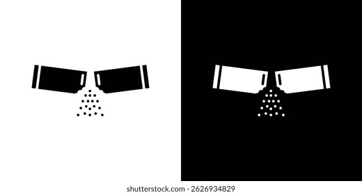 Ripped packet sugar icon concept, vector illustration