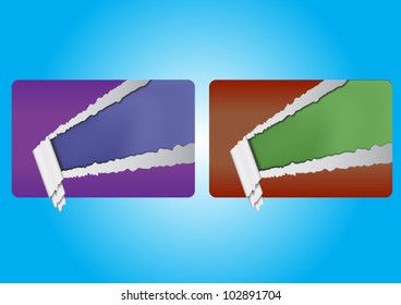 ripped paper