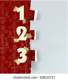 ripped paper background