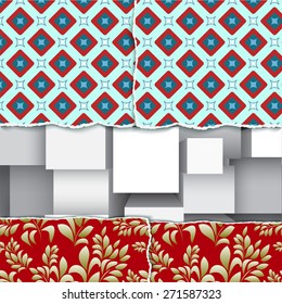 ripped paper. background. vector illustration