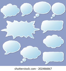 Ripped Paper, Comic Balloon
