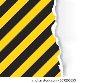 Ripped Paper With Construction Sign.
Illustration of ripped paper with construction sign with place for your image or text. Vector available.