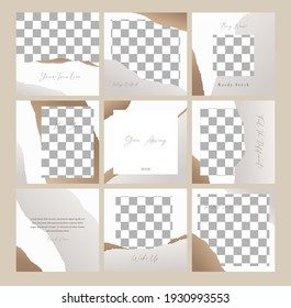 
ripped paper social media post. good for your social media, branding, website and application.