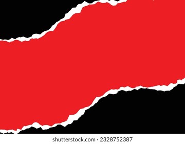 El papel despojado tira el fondo. fragmentos con bordes rotos Diseño de fondo. Ilustración del vector de color abstracto