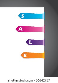 Ripped paper tags
