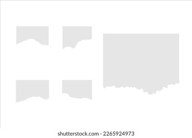 Ripped Paper Texture Background Vector