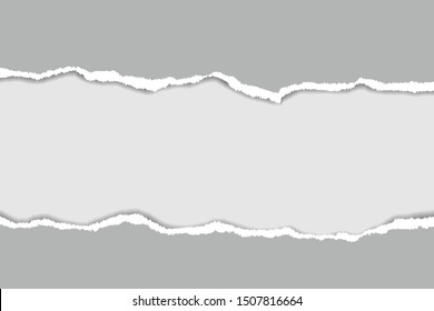 Torn Open Paper Space Text Stock Vector (Royalty Free) 272114939 ...